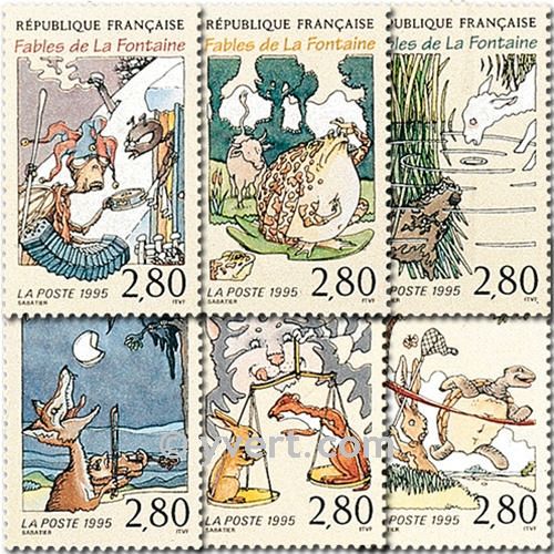 nr. 2958/2963 -  Stamp France Mail