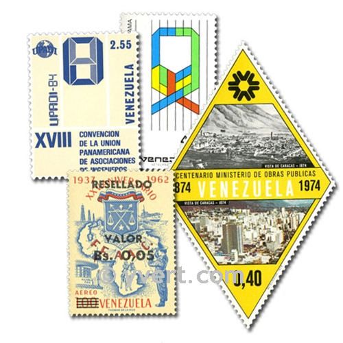 VENEZUELA: envelope of 50 stamps