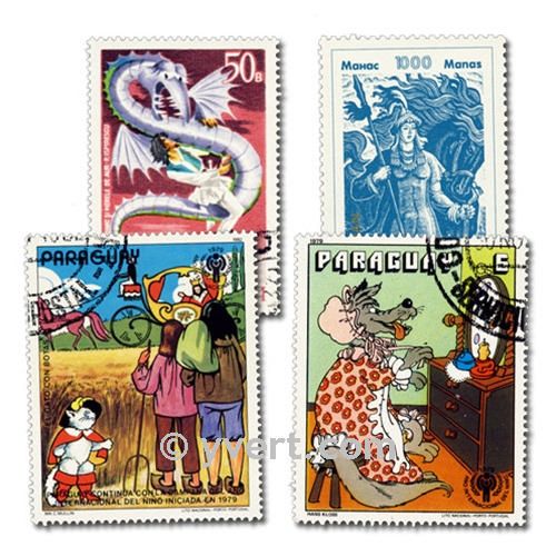 TALES: envelope of 50 stamps