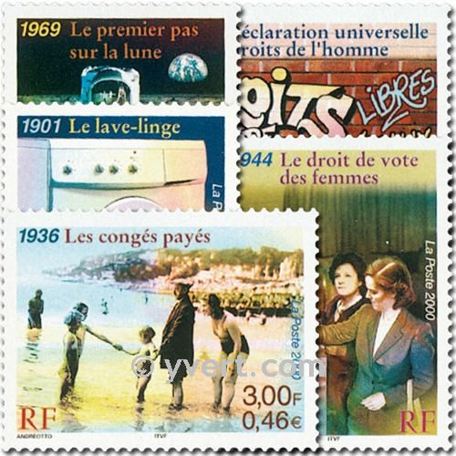 n° 3351/3355  -  Timbre France Poste