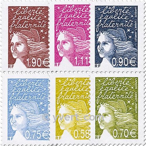 nr. 3570/3575 -  Stamp France Mail