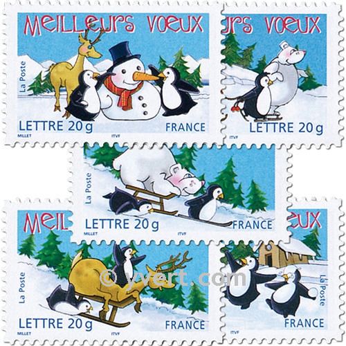 nr. 3853/3857 -  Stamp France Mail