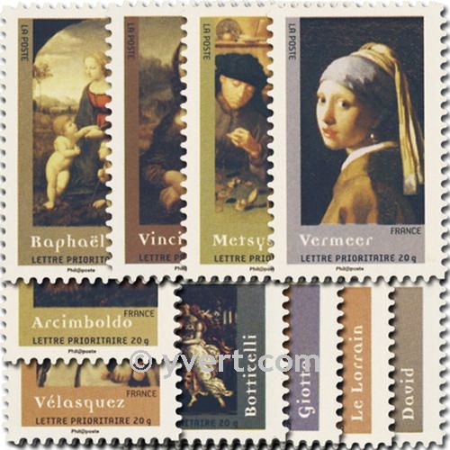 n° 4132/4141 -  Timbre France Poste (BC4132)