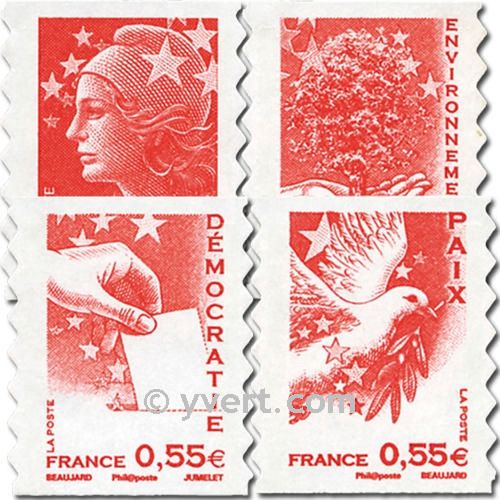 nr. 4197/4200 -  Stamp France Mail