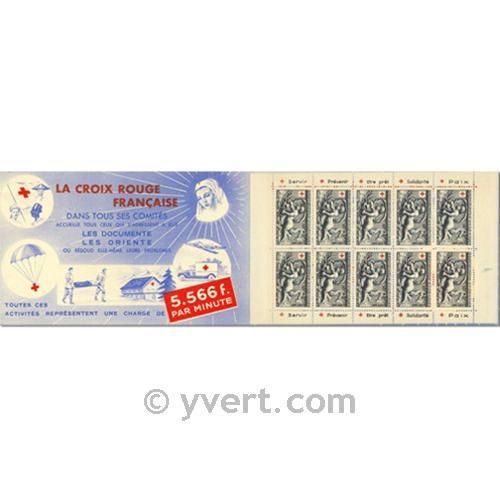 n° 2001 -  Timbre France Carnets Croix Rouge (1952)