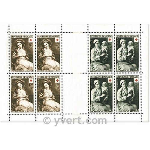 nr. 2002 -  Stamp France Red Cross Booklet Panes