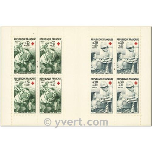 n° 2015 -  Timbre France Carnets Croix Rouge (1966)