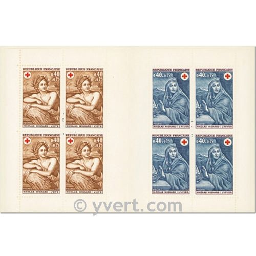 n° 2018 -  Timbre France Carnets Croix Rouge (1969)