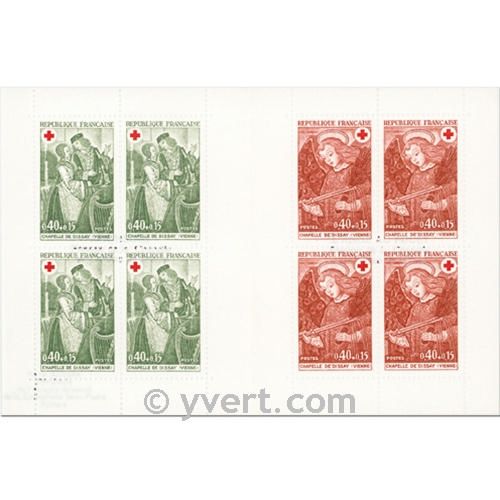 nr. 2019 -  Stamp France Red Cross Booklet Panes