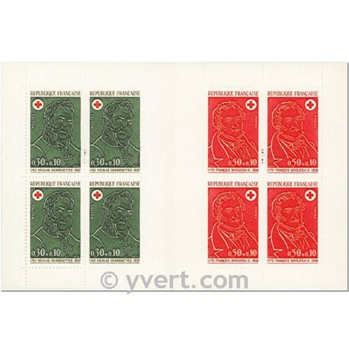 nr. 2021 -  Stamp France Red Cross Booklet Panes