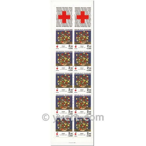 nr. 2033 -  Stamp France Red Cross Booklet Panes