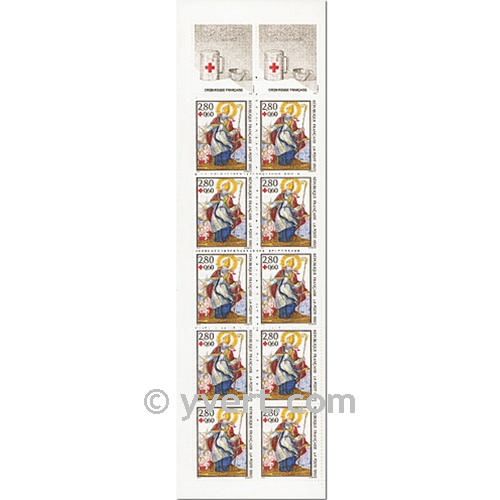 nr. 2042 -  Stamp France Red Cross Booklet Panes