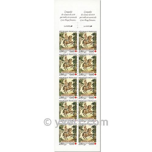 nr. 2044 -  Stamp France Red Cross Booklet Panes