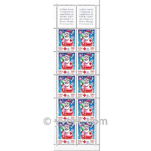 n° 2050 -  Selo França Carnets Cruz Vermelha