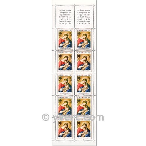 nr. 2051 -  Stamp France Red Cross Booklet Panes