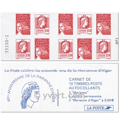 n° 1512 -  Selo França Carnets Diversos