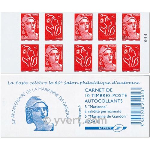 n° 1514 -  Selo França Carnets Diversos