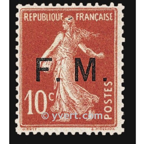 n° 5 -  Selo França Franquia postal