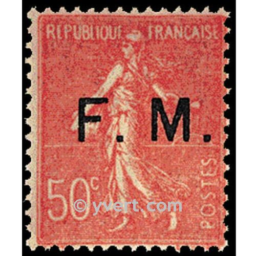 n° 6 -  Selo França Franquia postal