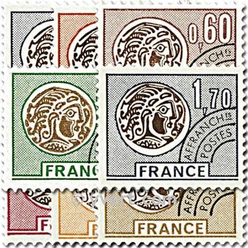 n° 138/145 -  Selo França Pré-obliterados