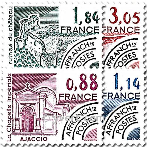 n° 170/173 - Timbre France Préoblitérés