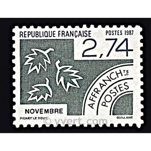 n° 196 - Timbre France Préoblitérés