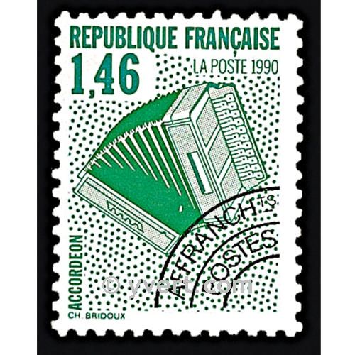 n° 206 -  Selo França Pré-obliterados