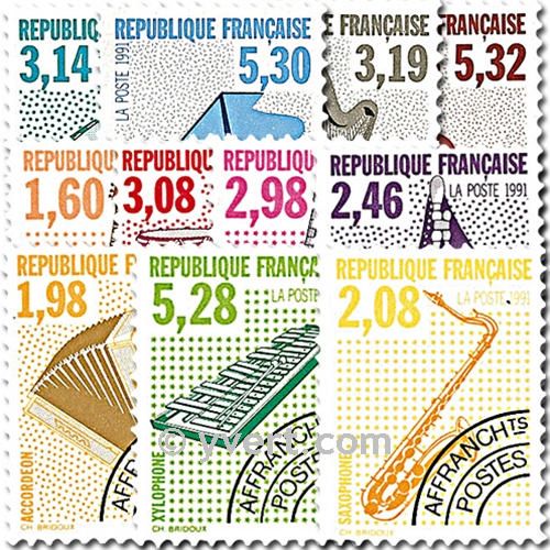 n° 213/223 - Timbre France Préoblitérés