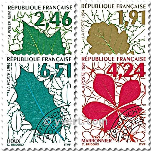 n° 232/235 -  Selo França Pré-obliterados