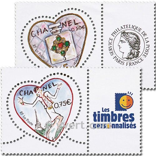 nr. 3632A/3633A -  Stamp France Personalized Stamp