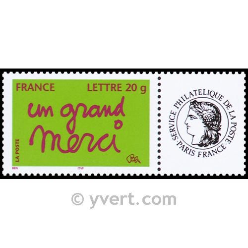 nr. 3761A -  Stamp France Personalized Stamp