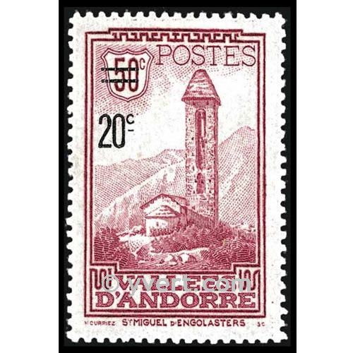 n° 46 -  Timbre Andorre Poste