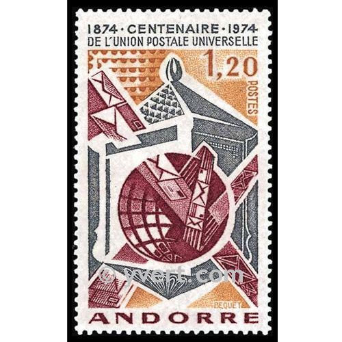 n° 242 -  Selo Andorra Correios