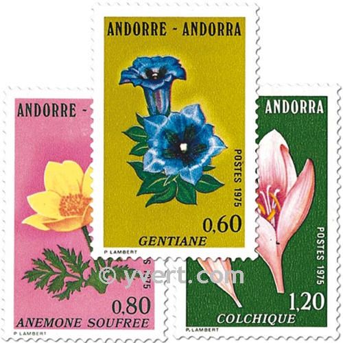 n° 245/247 -  Selo Andorra Correios