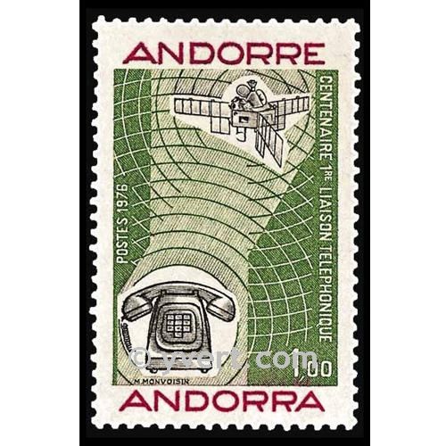 n° 252 -  Selo Andorra Correios