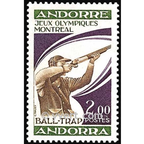 n° 256 -  Selo Andorra Correios