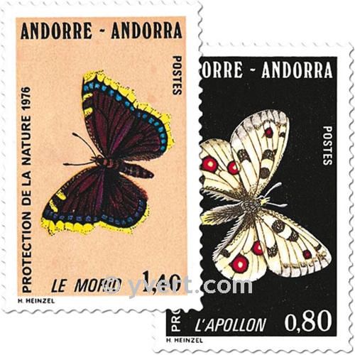 n° 258/259 -  Selo Andorra Correios