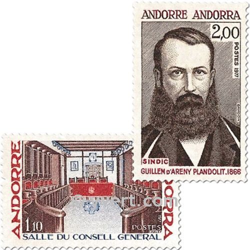 n° 265/266 -  Timbre Andorre Poste