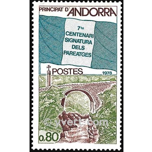 n° 268 -  Timbre Andorre Poste