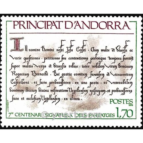 nr. 273 -  Stamp Andorra Mail