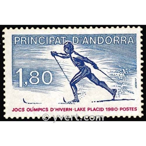 n° 283 -  Timbre Andorre Poste