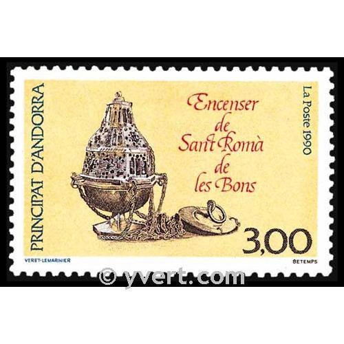 nr. 392 -  Stamp Andorra Mail