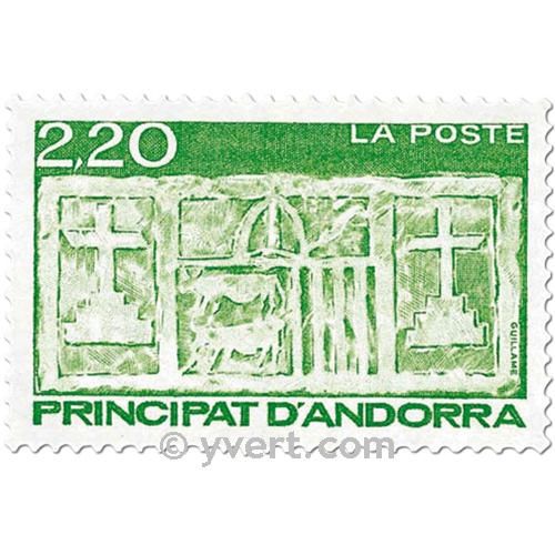 n° 410/411 -  Timbre Andorre Poste