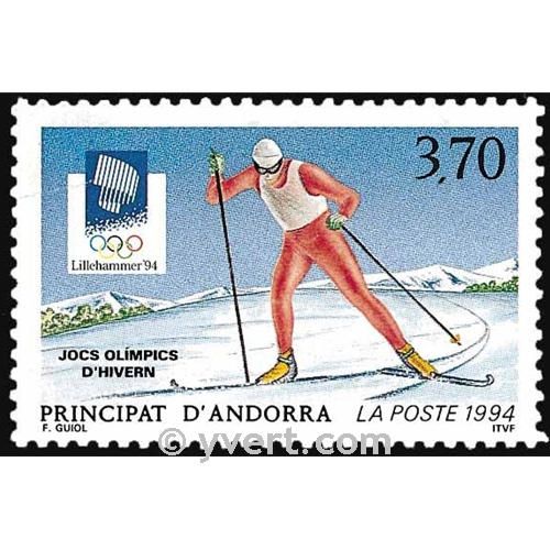 n° 441 -  Timbre Andorre Poste