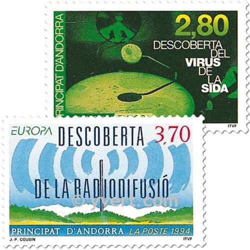 nr. 444/445 -  Stamp Andorra Mail