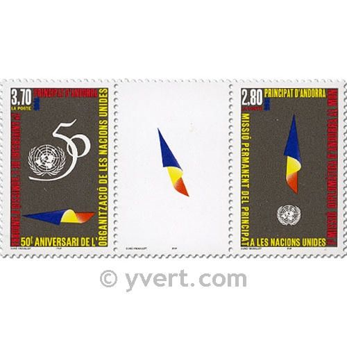 n° 465A -  Timbre Andorre Poste