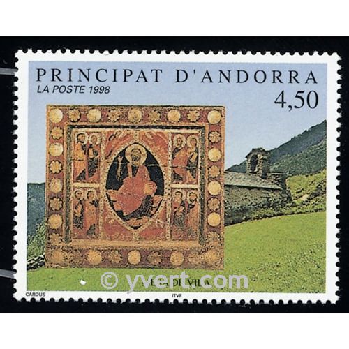 n° 499 -  Timbre Andorre Poste