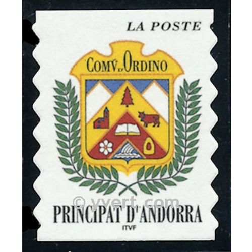 n° 502 -  Timbre Andorre Poste