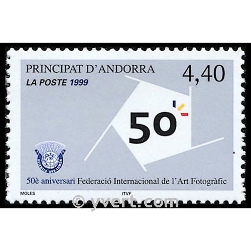 n° 521 -  Timbre Andorre Poste