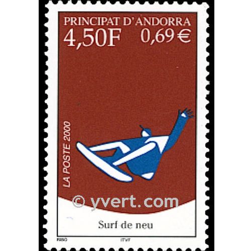 n° 526 -  Timbre Andorre Poste